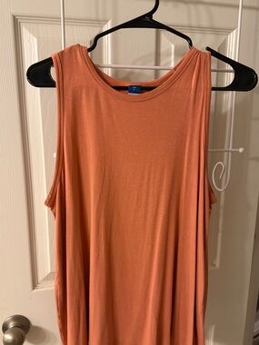 Old Navy Luxe Women's Sleeveless Tank Top - Rust Orange